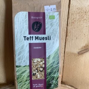 Teff Muesli Cranberry Bio