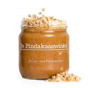 De Pindakaaswinkel pindakaas naturel met stukjes