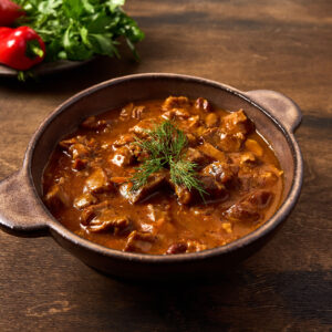 Traditionele Goulash soep