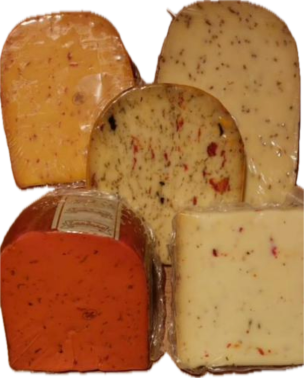 Assorti stukjes kaas 3 stuks