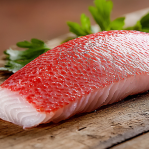 Roodbaarshaas met vel (duurzame vangst)