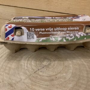 Verse vrije uitloop eieren