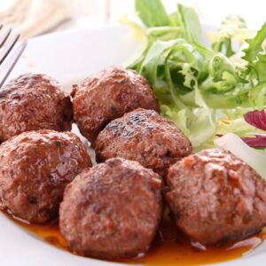 Gebraden gehaktballen van natuurvlees (2 stuks)